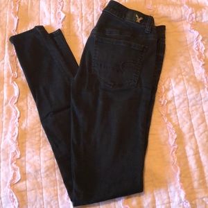 American Eagle Black Jegging